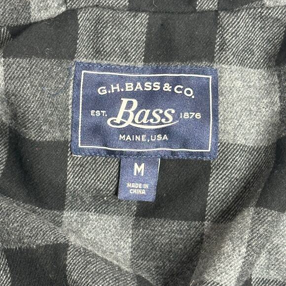 G.H. Bass Co. Brown Quilted Puffer Coat Jacket Hooded Zip Up Womens Size Medium - Picture 8 of 11